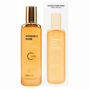 Тонер для сияния кожи лица с витаминами LEBELAGE VITAMIN C PURE TONER 120ML
