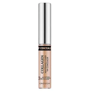 Коллагеновый консиллер для лица Enough Collagen whitening cover tip concealer #01
