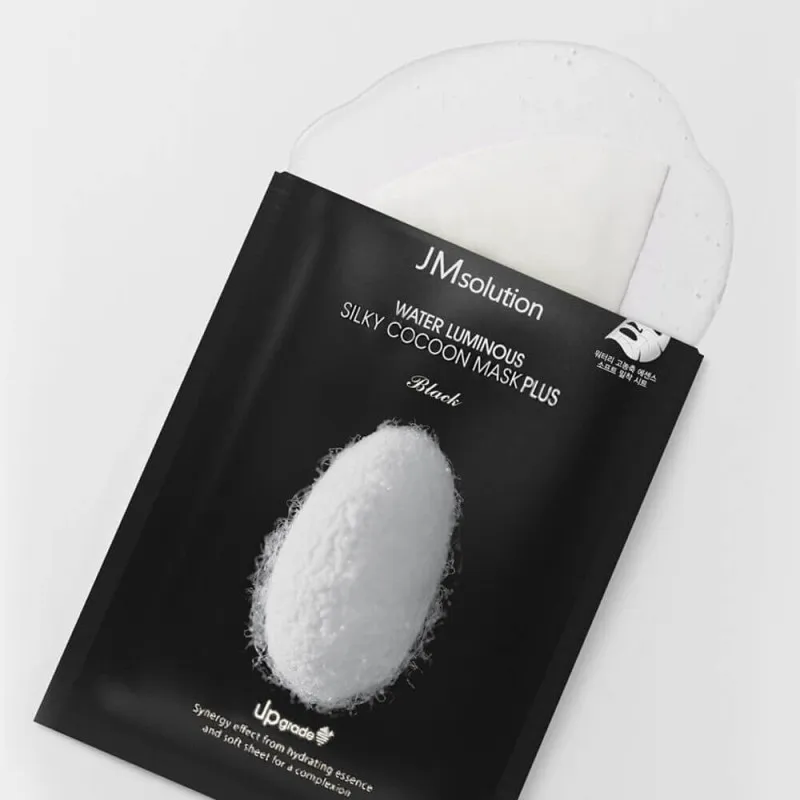 JM Solution WATER LUMINOUS SILKY COCOON MASK Black 35 мл