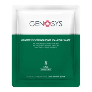 Успокаивающая маска с морскими водорослями GENOSYS SOOTHING BOMB SEA ALAGE MASK KIT 1шт