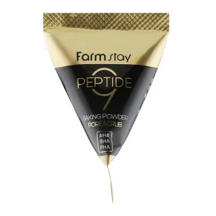 Очищающий скраб с пептидным комплексом Farmstay Peptide 9 Baking Powder Pore Scrub 7g (06.2026)