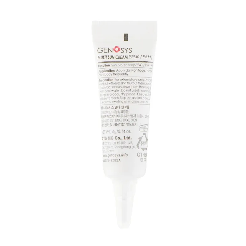 GENOSYS Multi Sun Cream SPF40 4 г