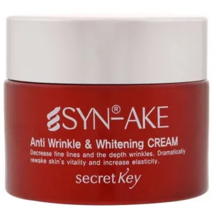 Крем Антивіковий З Пептидами І Зміїним Отрутою Secret Key SYN-AKE Anti Wrinkle&Whitening Cream 50ml