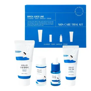 Набор средств с березовым соком Round Lab Birch Juice Trial Kit (30ml+20ml+10ml+20ml)