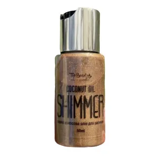 Олія кокосова для засмаги з шиммером Top Beauty Shimmer Coconut Oil 50 мл