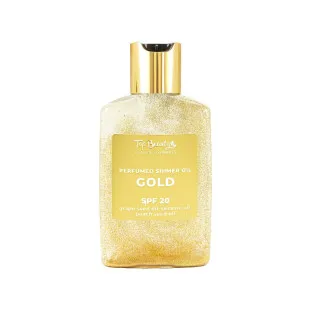 Масло для загара Top Beauty Gold SPF 20 с шимером, 100 мл