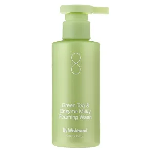 Пінка для вмивання із зеленим чаєм та ензимами By Wishtrend Green Tea & Enzyme Milky Foaming Wash 140 ml