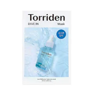 Тканинна маска для обличчя з гіалуроновою кислотою TORRIDEN DIVE-IN Low Molecular Hyaluronic Acid Ma