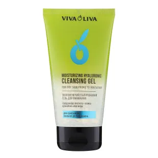Увлажняющий гиалуроновый гель для умывания Viva Oliva Moisturizing Hyaluronic Cleasing Gel 150ml