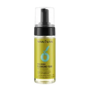 Очищающая гиалуроновая пенка для умывания Viva Oliva Hyaluronic Cleasing Foam 150ml