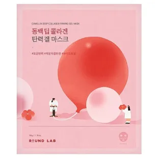 Гелевая маска с коллагеном ROUND LAB CAMELLIA DEEP COLLAGEN FIRMING GEL MASK 34g