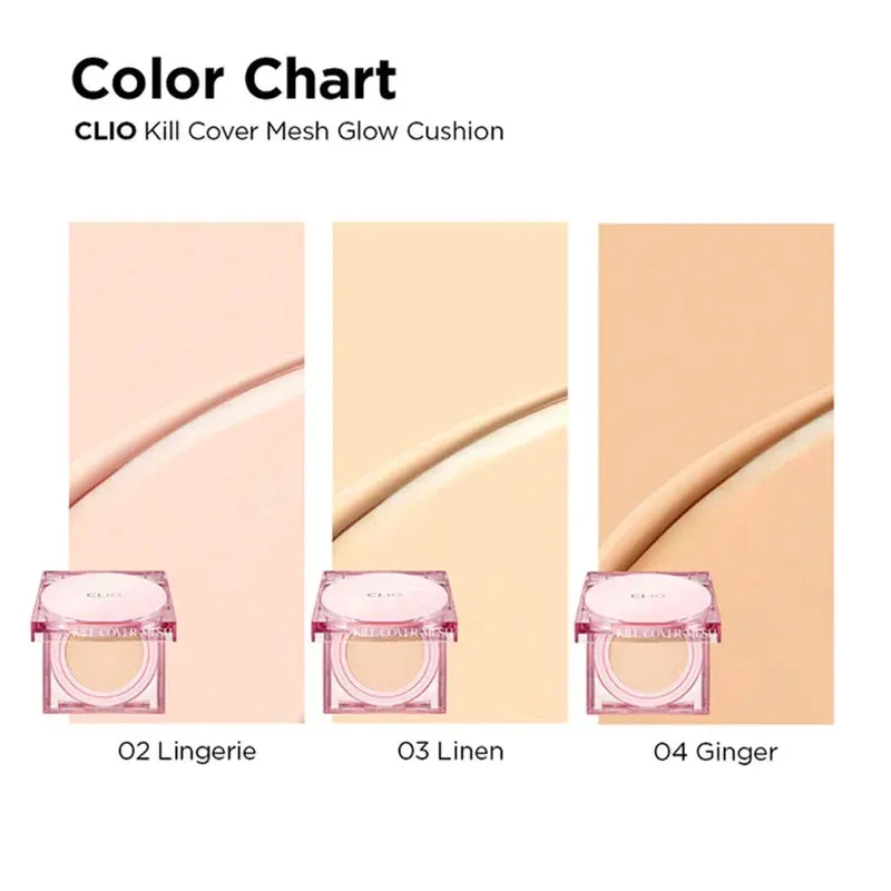 CLIO KILL COVER MESH GLOW CUSHION MINI 2 LINGERIE SPF50+ PA++++ 5 г