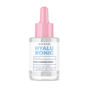 Ультра зволожуюча сироватка-бустер для обличчя MERMADE 4D Hyaluronic Acid & PatcH2O 30 мл
