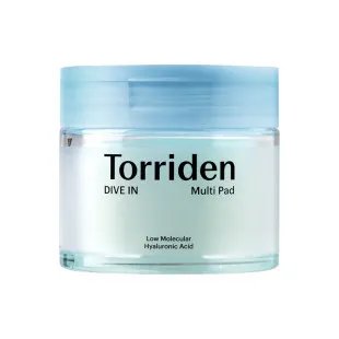 Зволожуючі педи з гіалуроновою кислотою TORRIDEN DIVE-IN Low Molecular Hyaluronic Acid Multi Pad 80e