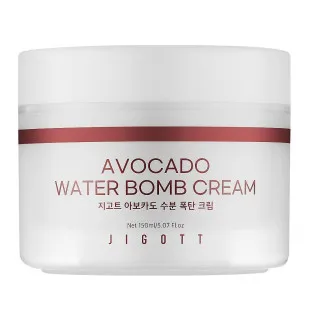 Зволожувальний крем для обличчя з авокадо Jigott Avocado Water bomb Cream 150ml