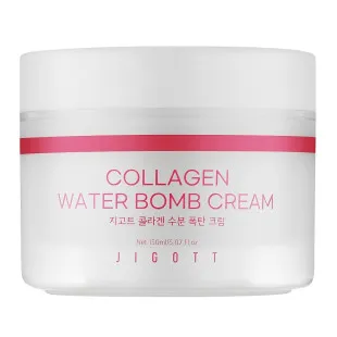 Зволожувальний крем для обличчя з колагеном Jigott Collagen Water bomb Cream 150ml