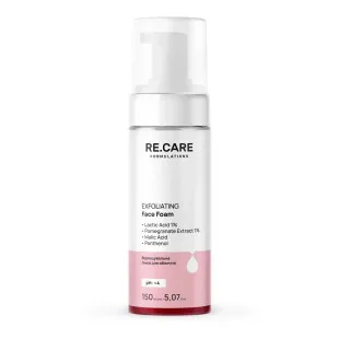Отшелушивающая пенка для лица Exfoliating Face foam RECARE 150 мл