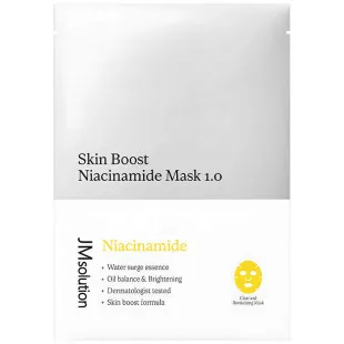 Тканевая маска для лица с ниацинамидом JMSOLUTION SKIN BOOST NIACINAMIDE MASK 1.0