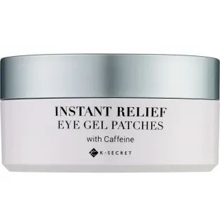 Гелевые патчи для лица K-SECRET Instant Relief Eye Gel Patches (CAFFEINE)