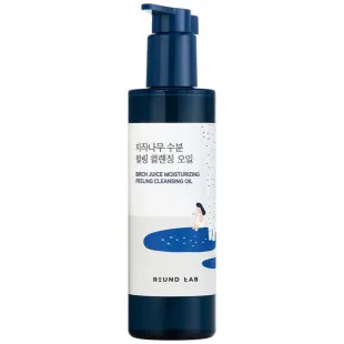 Гидрофильное масло Round Lab Birch Juice Moisturizing Peeling Cleansing Oil 200ml
