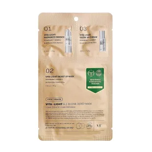 Зволожувальна маска для обличчя VT Cosmetics Reedle Shot Vita-Light All-In-One 3 Step Mask