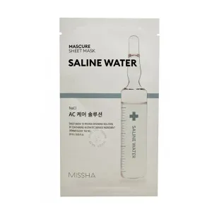 Увлажняющая тканевая маска с экстрактом соленой воды Missha Mascure AC Care Solution Sheet Mask Salin