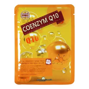 Маска тканевая увлажняющая с коэнзимом для лица May Island Real Essense Coenzyme Q10 Mask Pack 25m