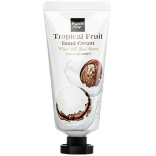 Крем для рук зволожуючий з олією ши FarmStay Tropical Fruit Hand Cream Moist Full Shea Butter 50ml