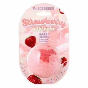 Бомбочка для ванни Strawberry Milkshake Mr.Scrubber, 200g