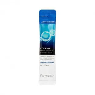 Маска ночная увлажняющая для лица с коллагеном FarmStay Collagen Water Full Moist Sleeping 4ml