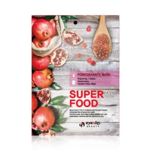 Тканинна маска для обличчя з екстрактом граната Eyenlip Super Food Pomergranate Mask Гранат, 23ml