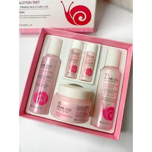 Тонер, эмульсия и крем с улитковым муцином Enough Bonibelle Snail EX2 Intense Solution 3Se