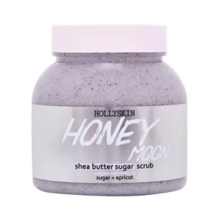 Цукровий скраб з олією ши та перлітом Hollyskin Shea Butter Sugar Scrub Honey Moon, 300ml