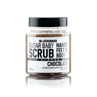Скраб цукровий із ароматом шоколаду для тіла Mr.Scrubber Sugar Baby Chocolate 300g
