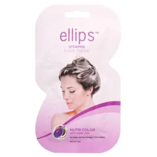 Маска для волосся «Сяйво кольору» Ellips Vitamin Hair Mask Nutri Color 20g