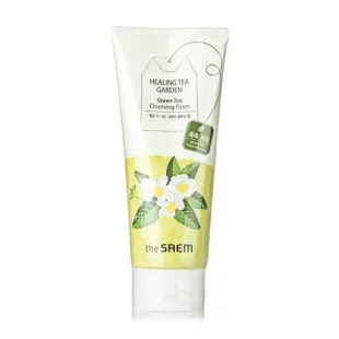 Пінка для вмивання з екстрактом зеленого чаю The Saem Healing Tea Garden Green Tea Cleansing Foam 15