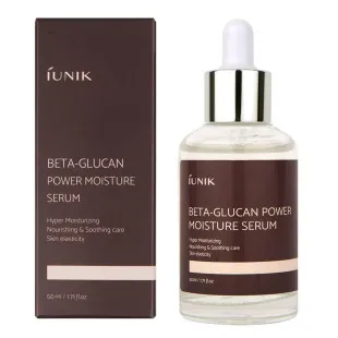 Сироватка зволожуюча висококонцентрована 98% бета-глюкану IUNIK Beta-Glucan Power Moisture Serum 50m