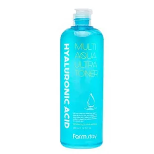 Тонер для обличчя супер зволожуючий з гіалуроновою кислотою FarmStay Hyaluronic Acid Multi Aqua Ultr