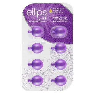 Витамины для волос "Сияние цвета" Ellips Hair Vitamin Nutri Color Nutri With Triple Care 8х1 ml