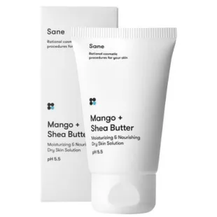 Крем для сухої шкіри обличчя з олією манго + ши Sane Face Cream 40ml