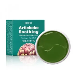 Патчі гідрогелеві заспокійливі з екстрактом артишоку для очей PETITFEE Artichoke Soothing Eye Patch
