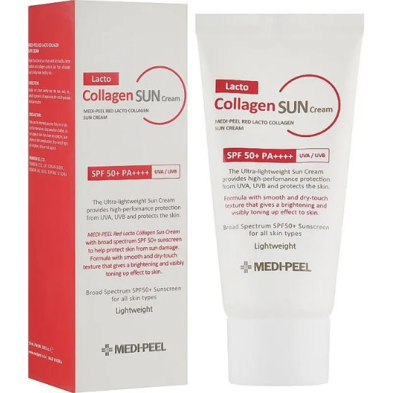 Medi-Peel Red Lacto Collagen Sun Cream SPF50+ PA++++ 50 мл