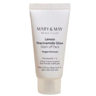 Глиняна маска для сяйва шкіри Mary&May Lemon Niacinamide Glow Wash off Pack 30g