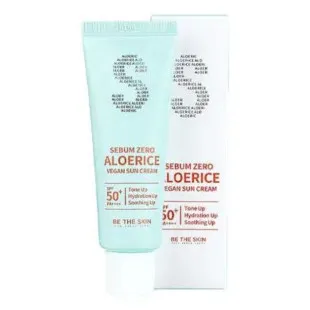 Сонцезахисний крем для обличчя Be The Skin SEBUM ZERO ALOERICE VEGAN SUN CREAM  SPF 50+, PA++++, 50m