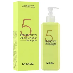 Бессульфатный шампунь с пробиотиками Masil 5 Probiotics Apple Vinegar Shampoo 500ml