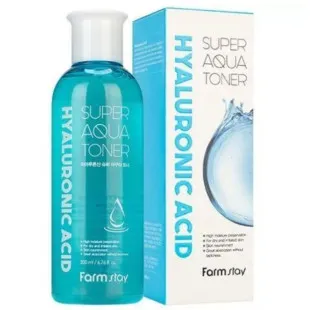 Тонер суперувлажняющий с гиалуроновой кислотой для лица FarmStay Hyaluronic Acid Super Aqua Toner