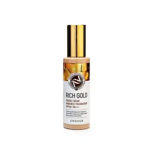 Тональная Основа Омолаживающая С Золотом Enough Rich Gold Double Wear Radiance Foundation SPF50+ №21 100g