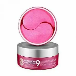 Патчи с пептидами и розой MediPeel Hyaluron Rose Peptide Eye Patch Увлажняющие Восстанавливающие