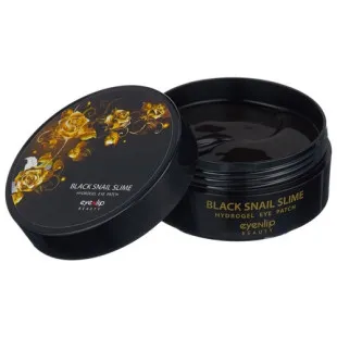 Патчи питательные с муцином черной улитки Eyenlip BLACK SNAIL SLIME EYE PATCH 60шт