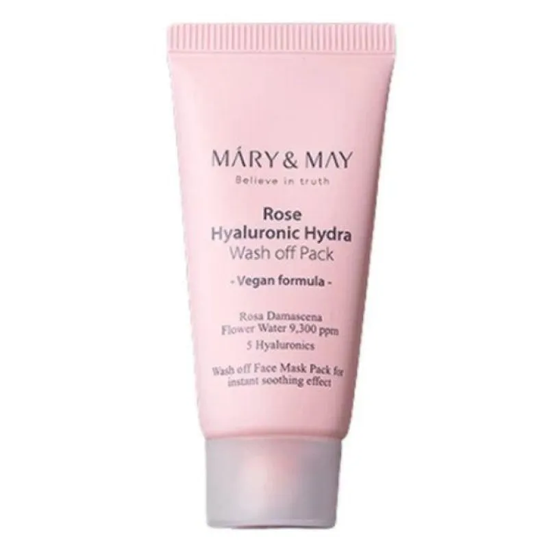 Mary&May Rose Hyaluronic Hydra Wash off Pack 30 г